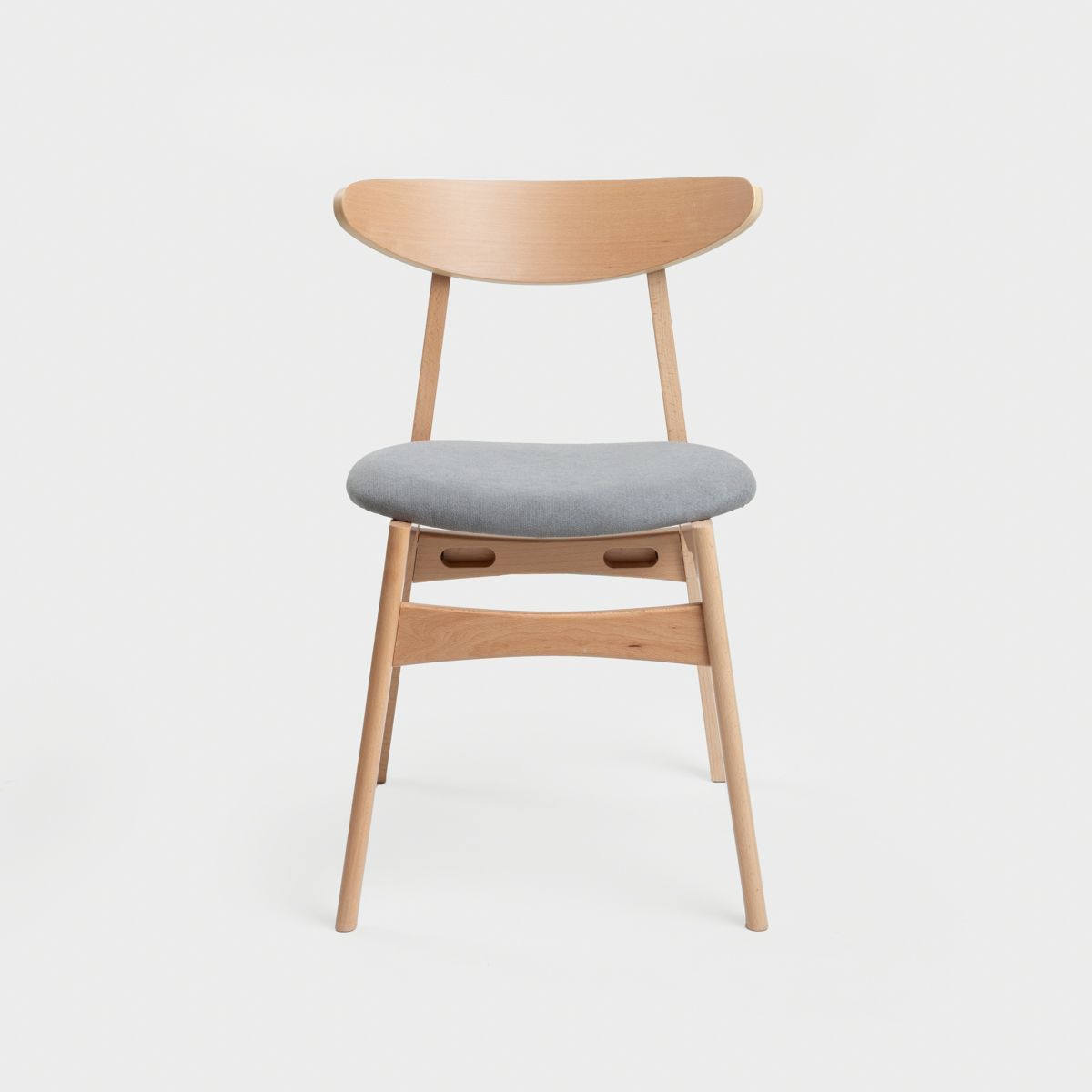 Krēsls Arus 48/55/74 cm dabīgs/pelēks