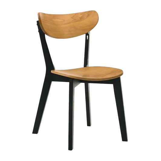 Krēsls Veri 54/46/75 cm melns/dabīgs - N1 Home