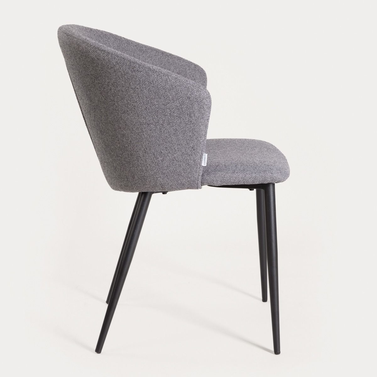 Krēsls Lujis 56,5/59/81 cm tumši pelēks