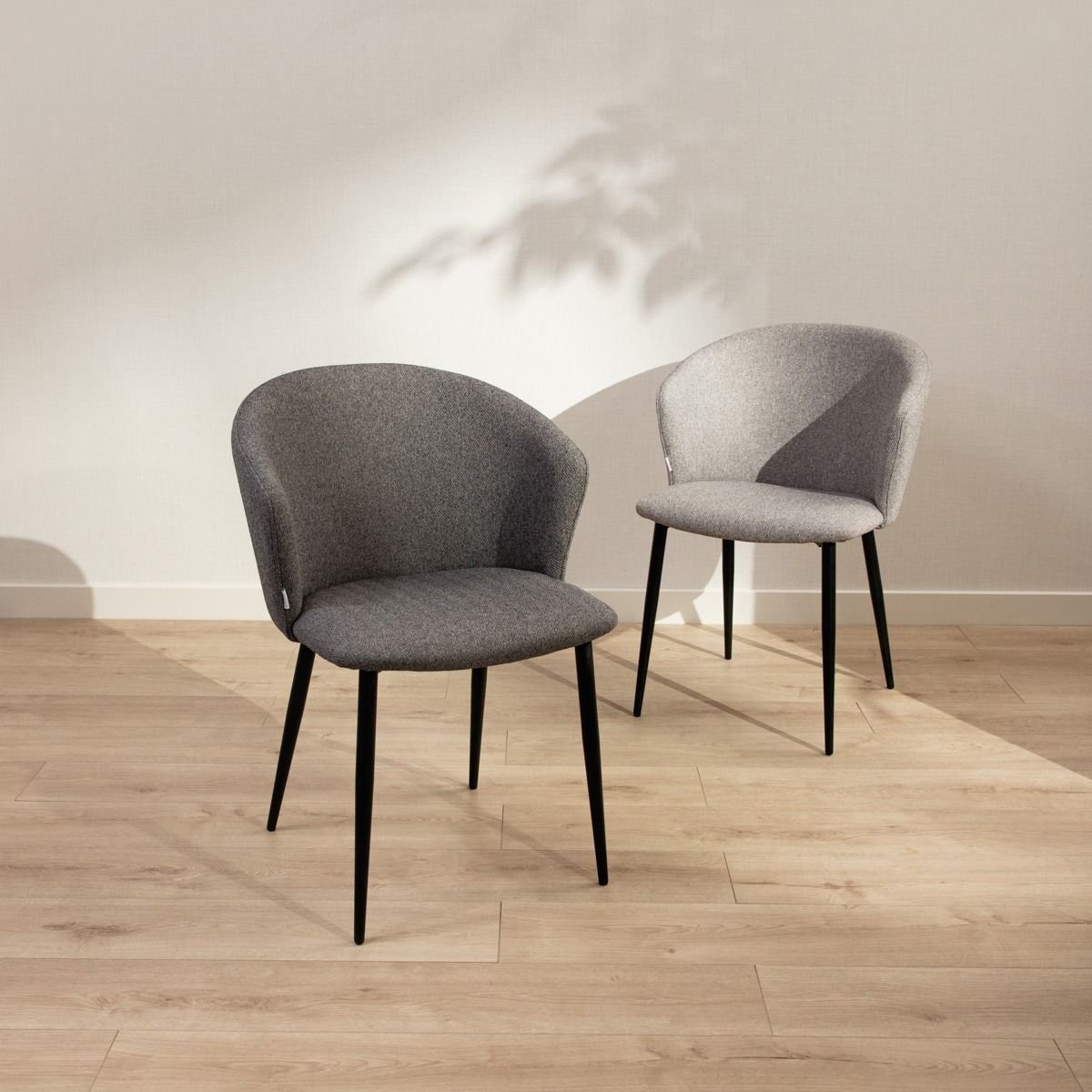 Krēsls Lujis 56,5/59/81 cm tumši pelēks