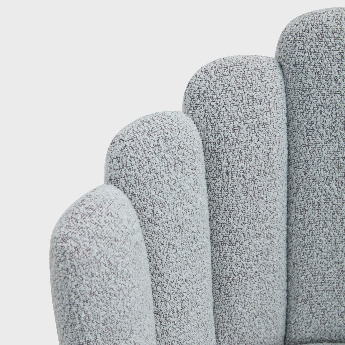 Krēsls Lukon 49/55/86 cm pelēks