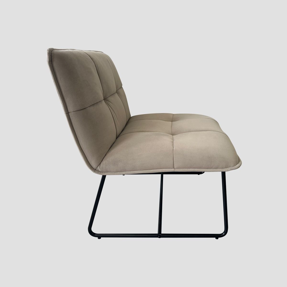 Krēsls Nelo 63/69/77 cm pelēks