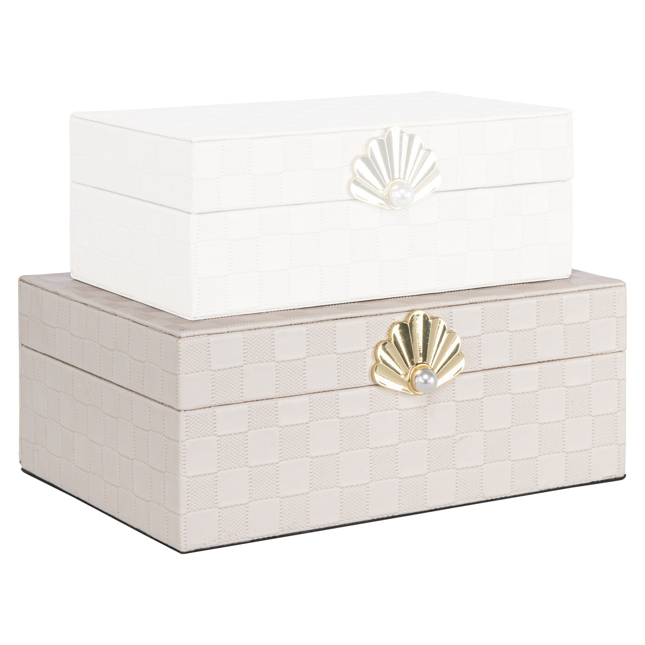 Uzglabāšanas kaste Bless L 10/24,5/17,5 cm ivory