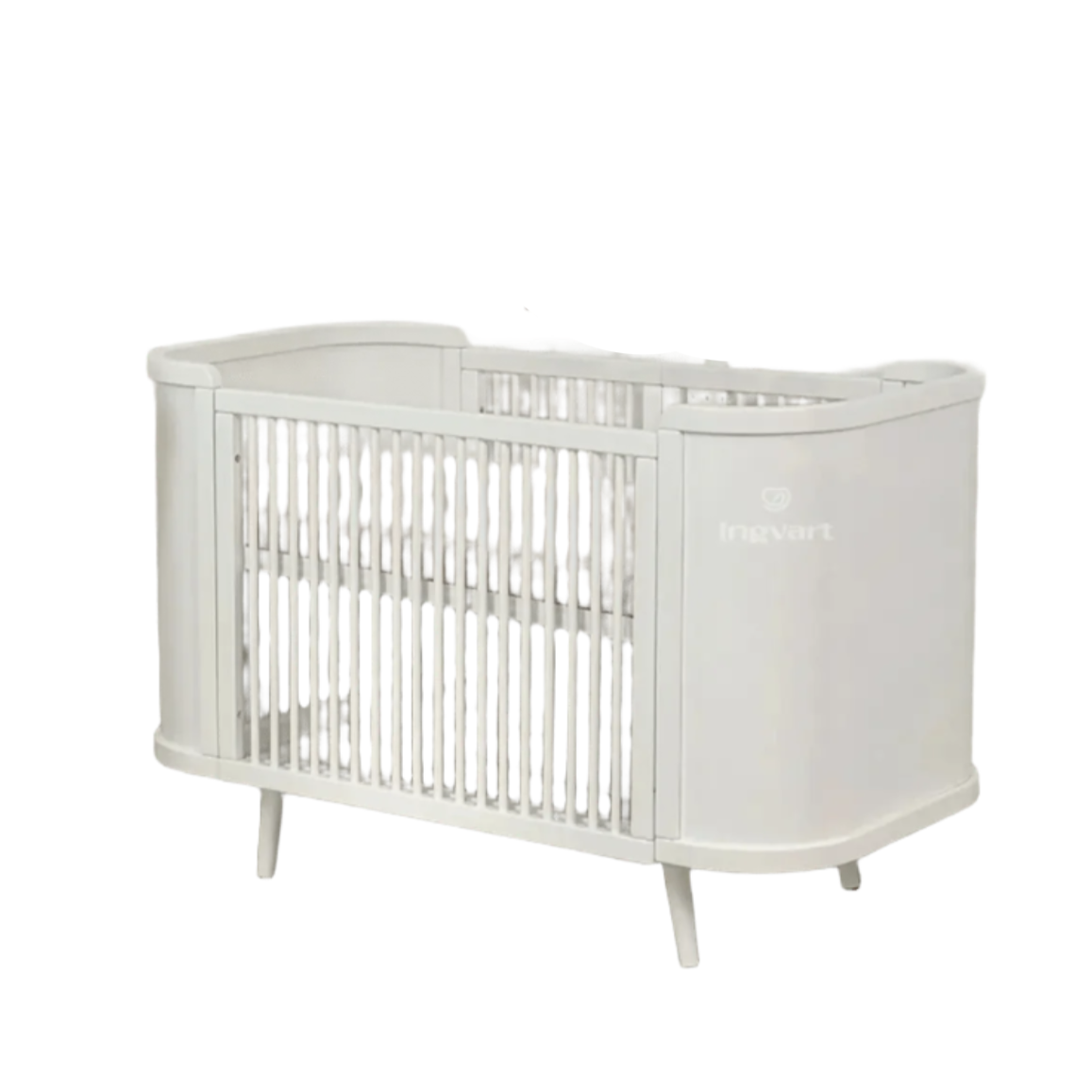 Gultiņa-transformers Boho Slim ar kustīgu sienu 70/90 - 134 cm balts - N1 Home