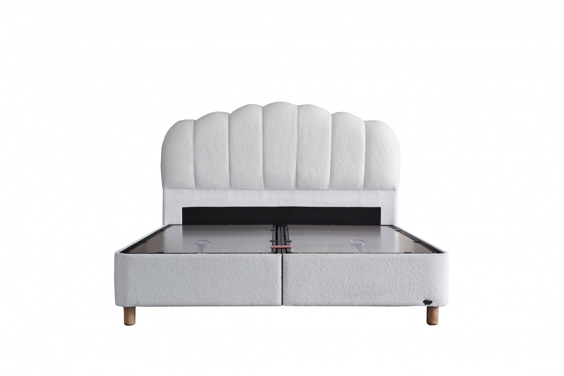 Gulta ar matracis Champy 90;120;140;160;180/200 cm krēms - N1 Home