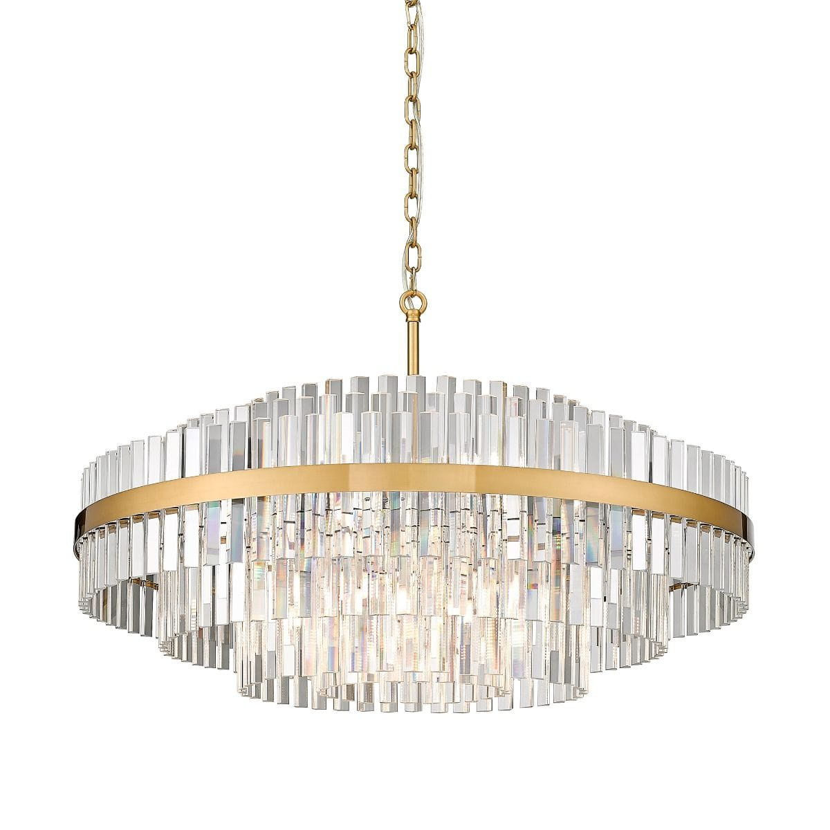 Piekaramā lampa Istanbul P0567-16A-2GAC 176/80/80 cm zelts - N1 Home