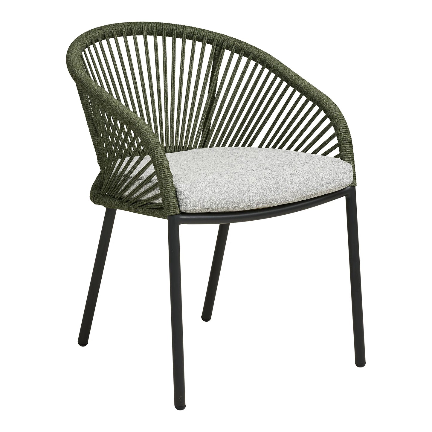 Krēsls Novalia 57/63/77 cm zaļs/pelēks