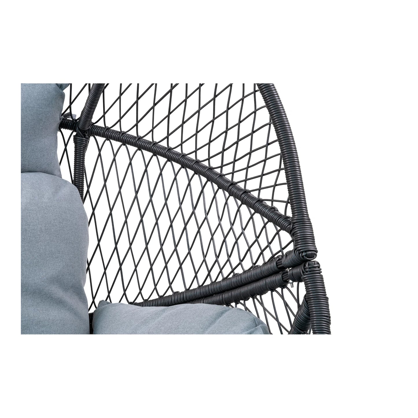 Krēsls Rosart 100/82/144 cm melns