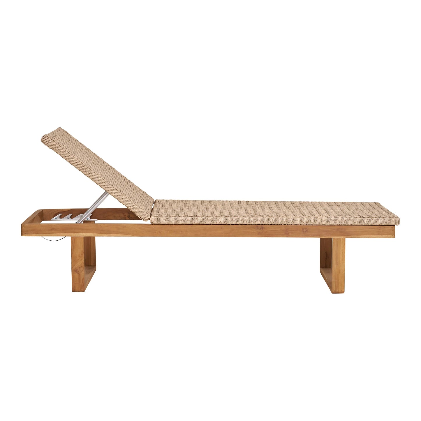 Sauļošanās krēsls Deriba 65/190/38 cm dabīgs