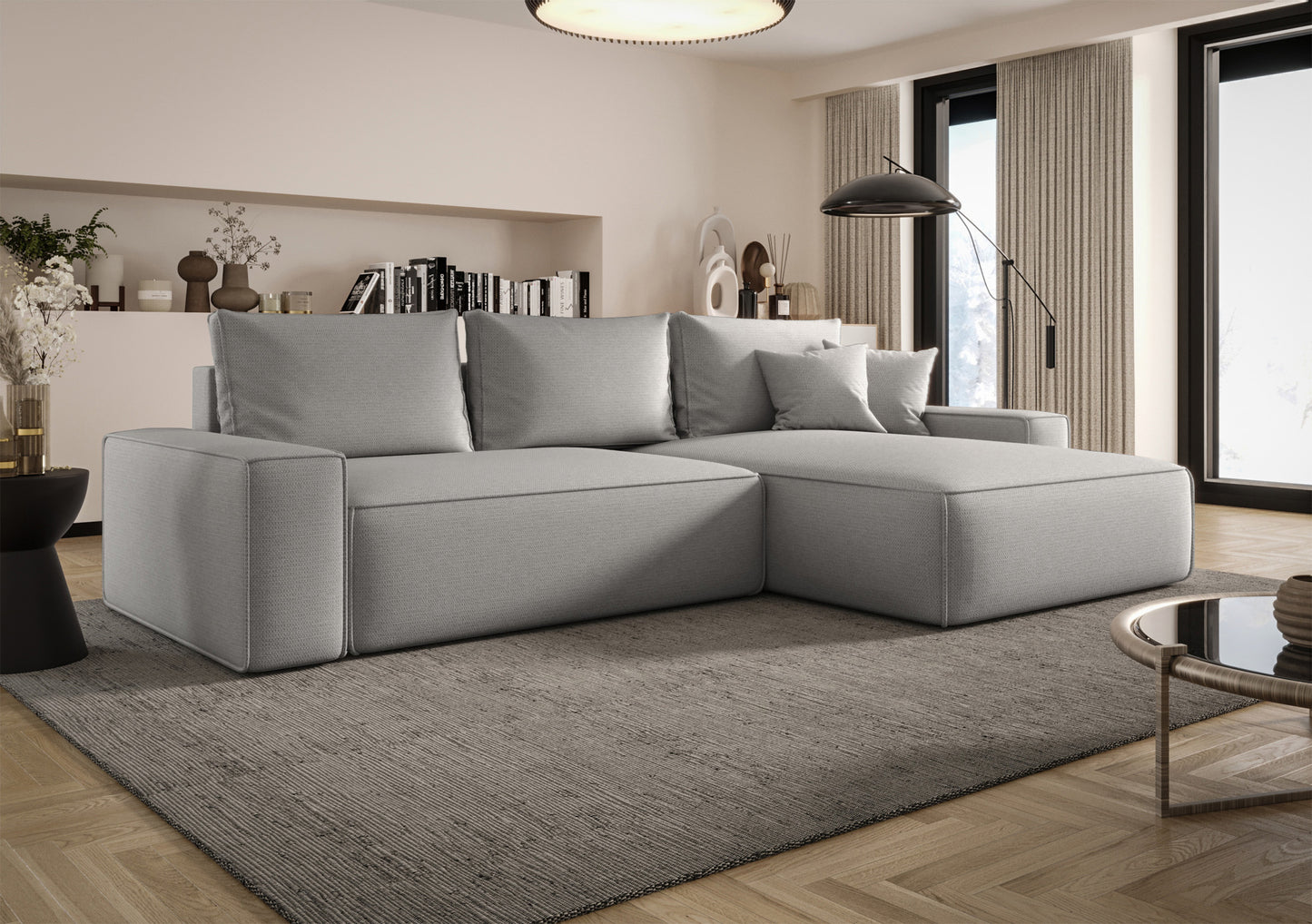 Dīvāns Larosh 85/280/185 cm Aragon 80