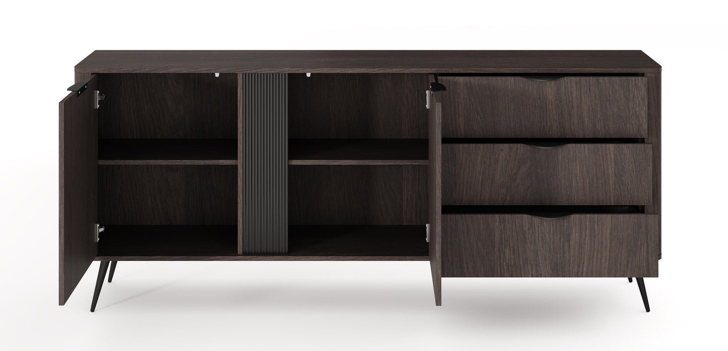 Kumode Verto 81/195/38 cm Dunin ozols