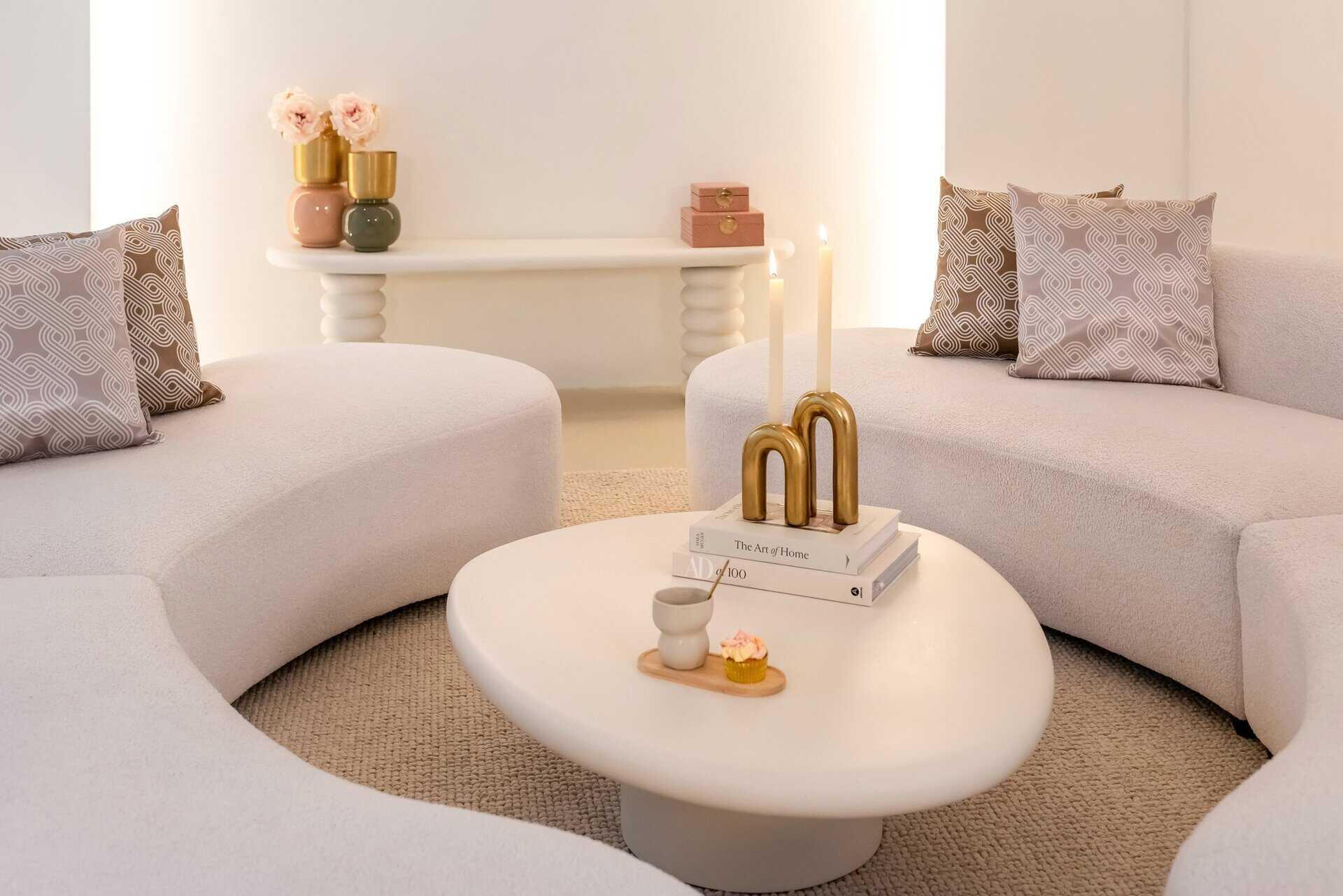 Kafijas galds Bloomstone Richmond Interiors 110/35/90 cm balts - N1 Home