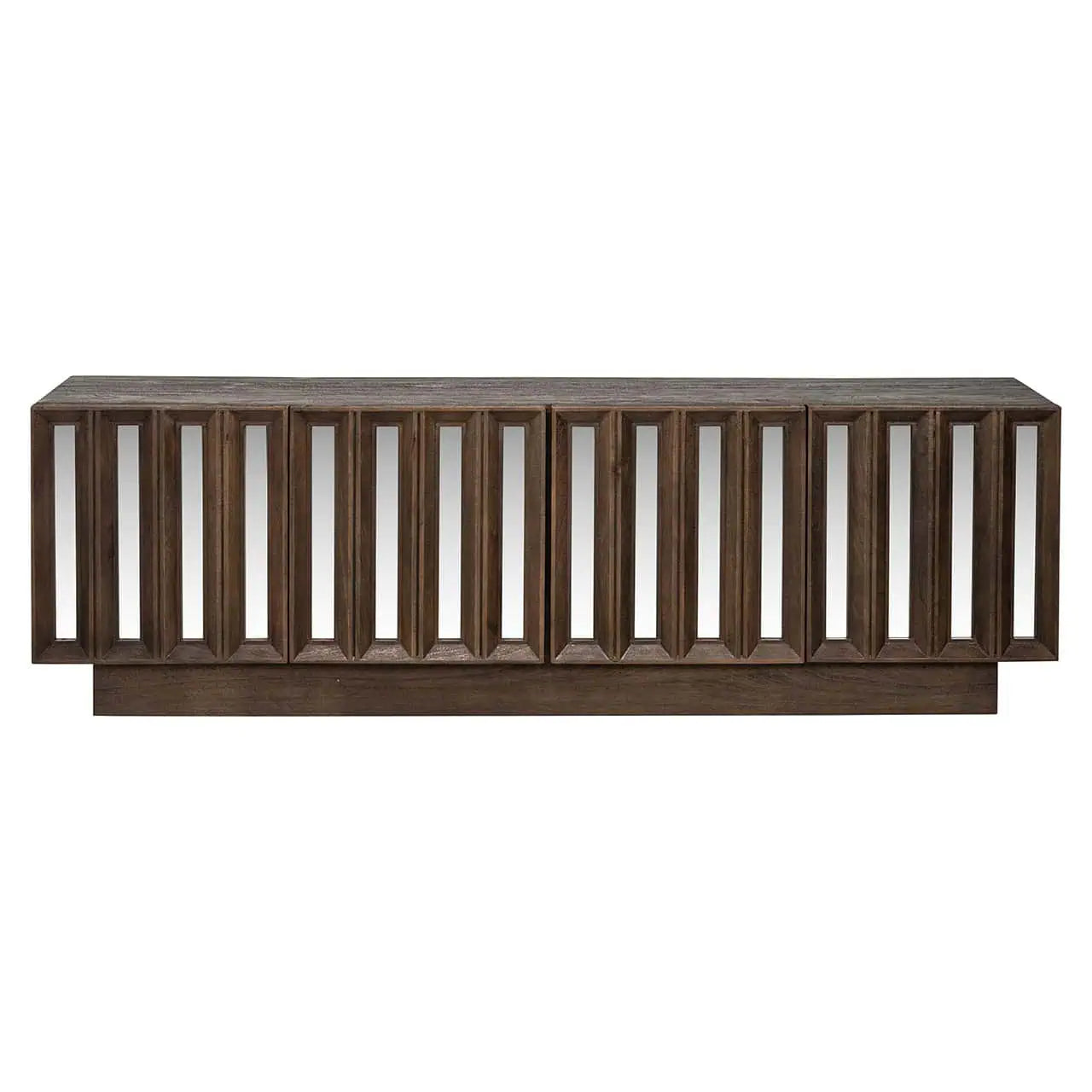 TV skapis Bryant 4 durvis Richmond Interiors 56/180/40 cm brūns - N1 Home