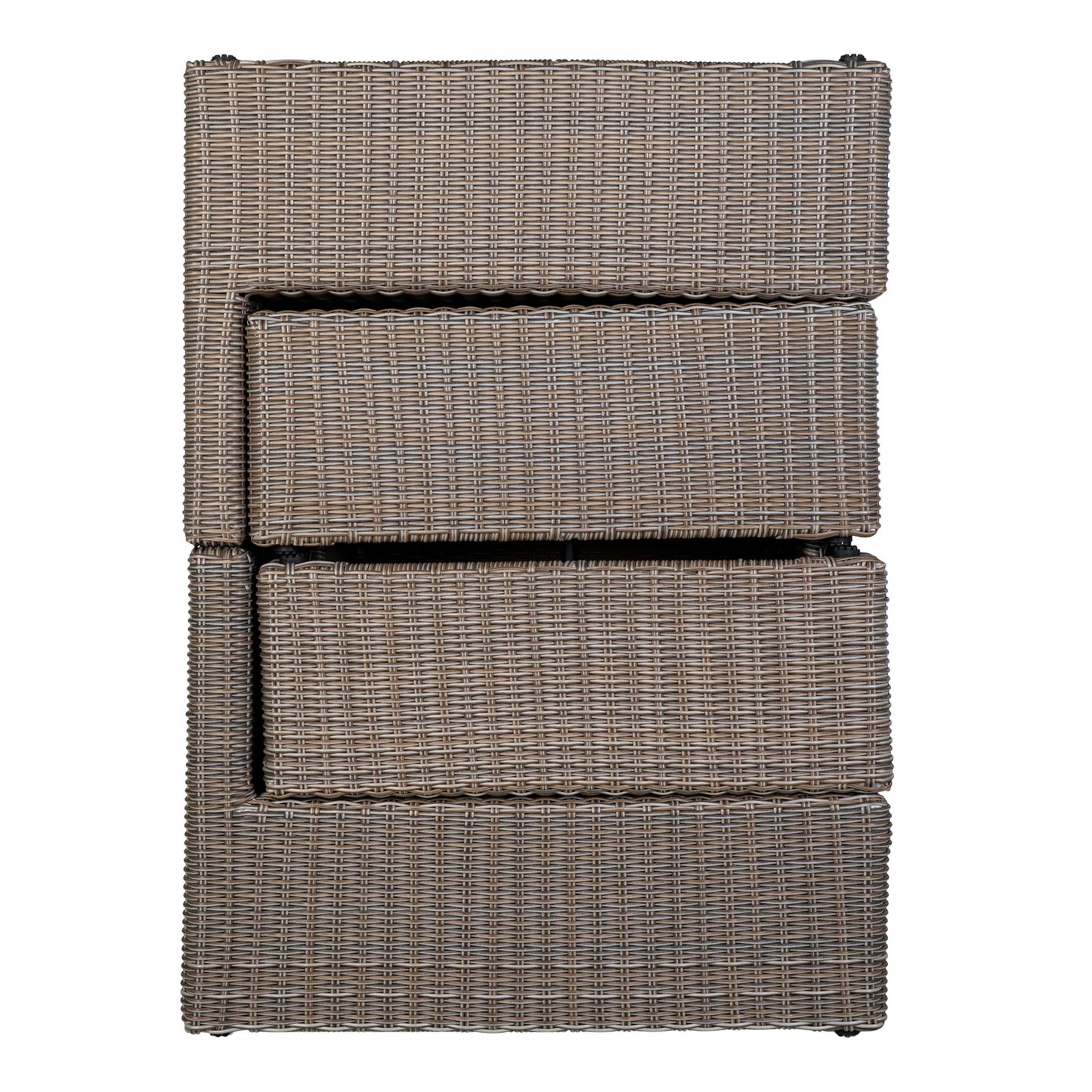 Sauļošanās krēsls (set) Rosato 158/190/65 cm kubu pelēks