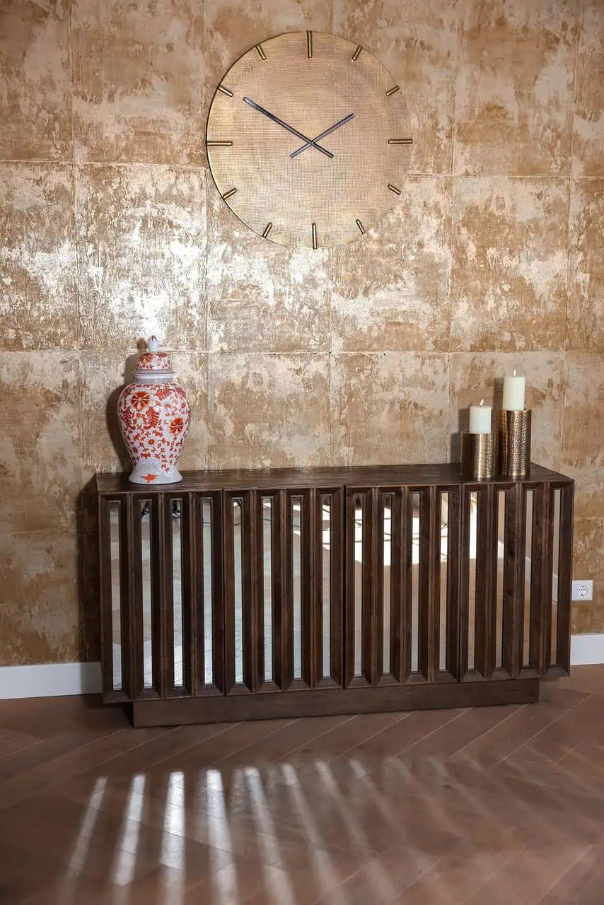 Kumode Bryant 4 durvju Richmond Interiors 81/162/43 cm brūns - N1 Home