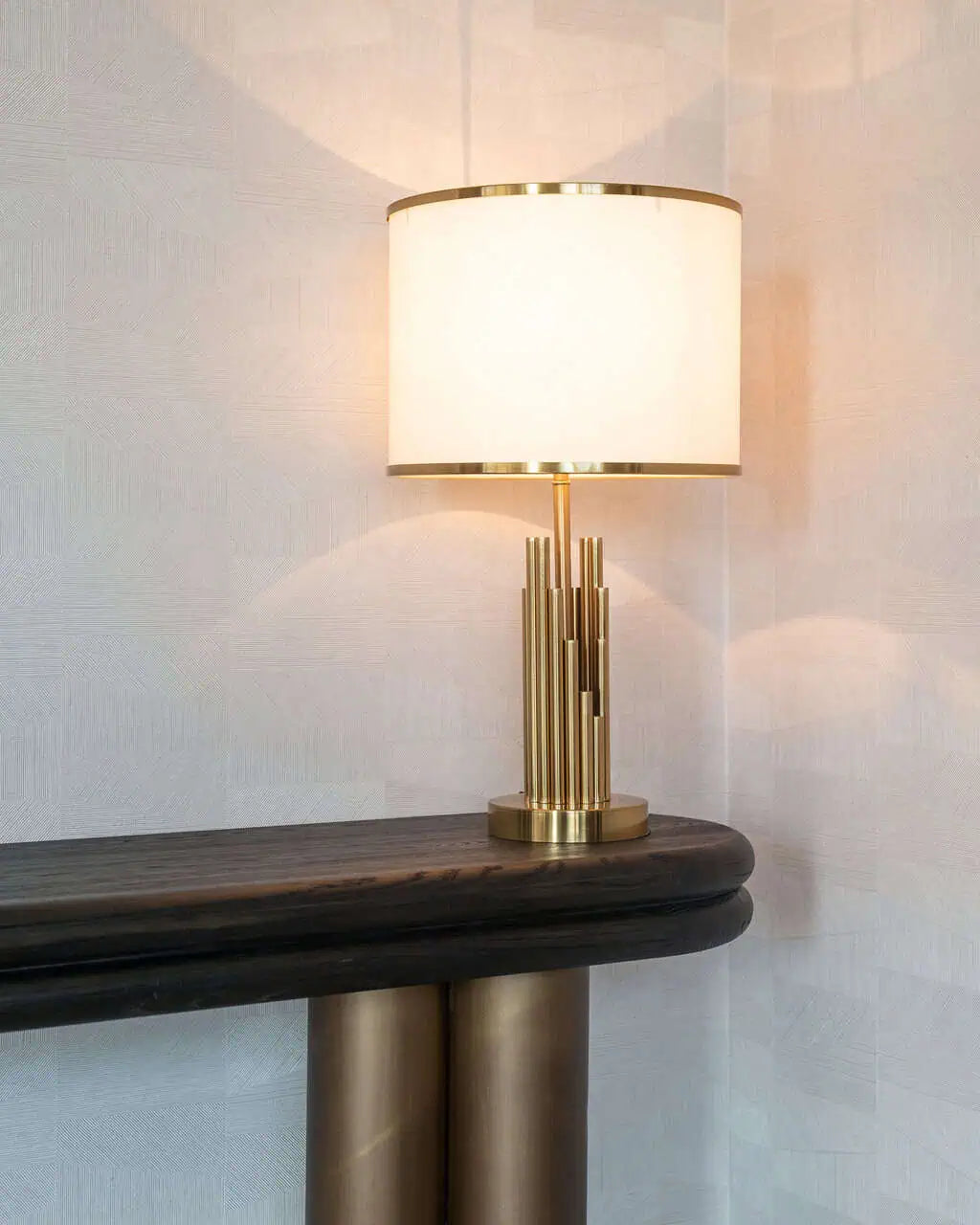 Konsole Makaron Richmond Interiors 85/160/38 cm melns rustikāls - N1 Home