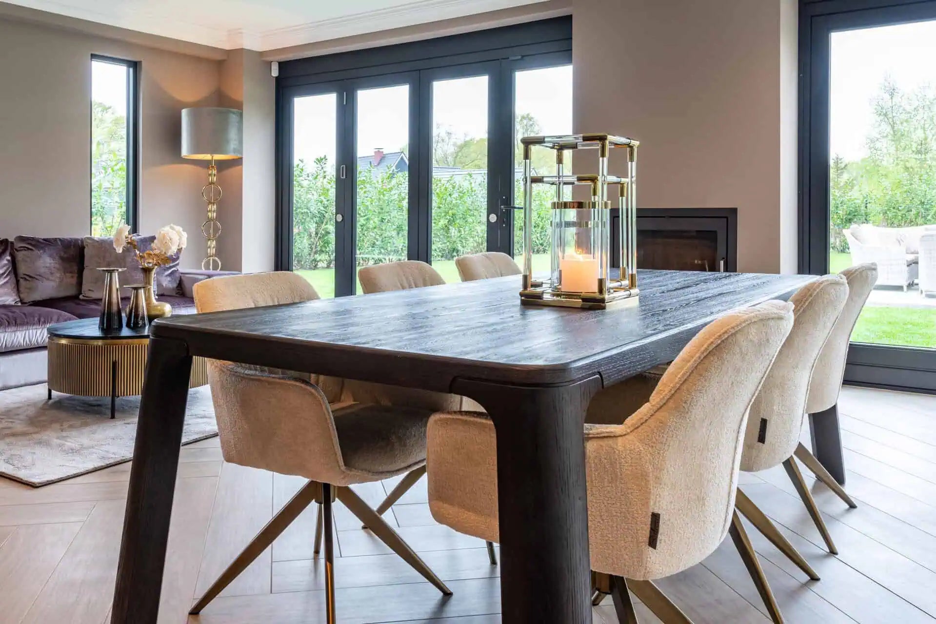 Krēsls Aline FR  Richmond Interiors 82/59/61 cm khaki velvet - N1 Home