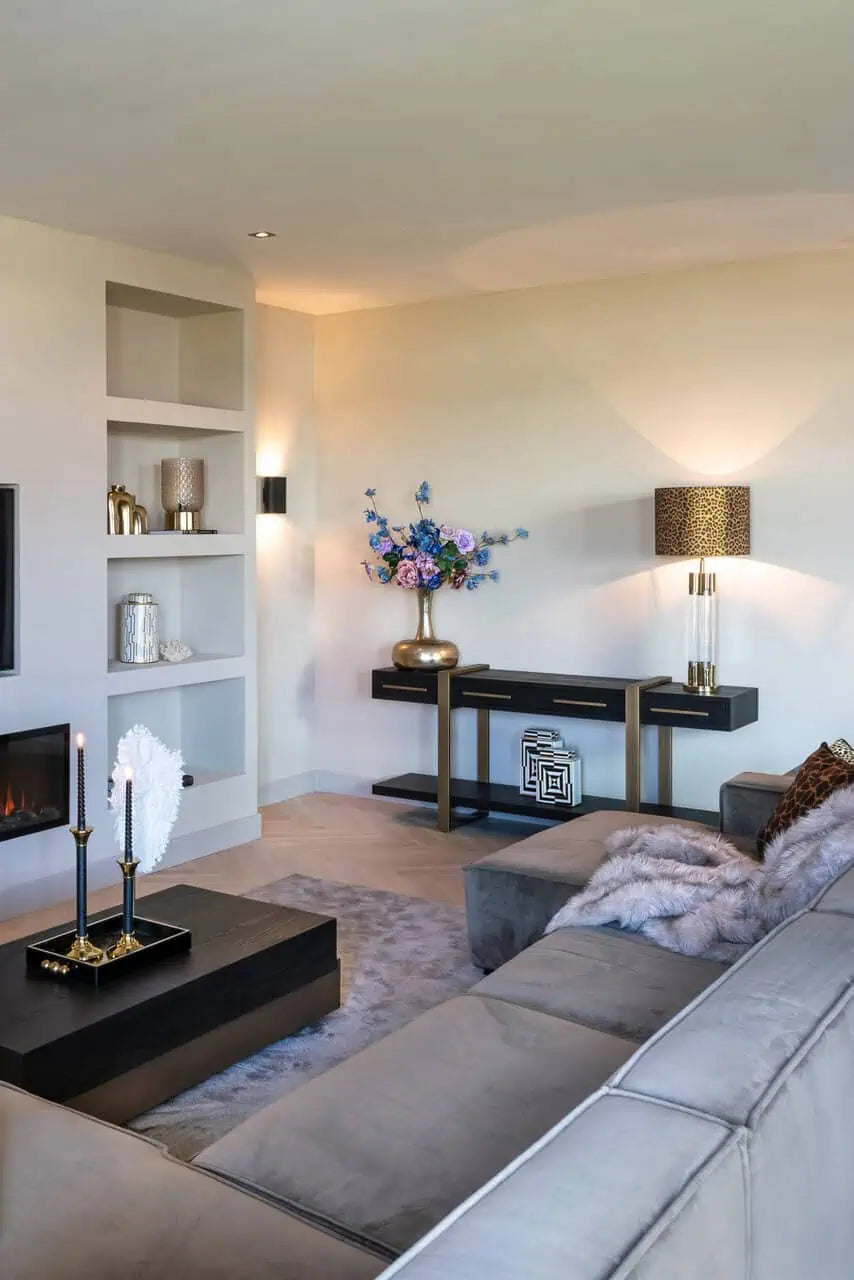 Kafijas galds Cambon dark coffee Richmond Interiors 35/140/65 cm brūns - N1 Home