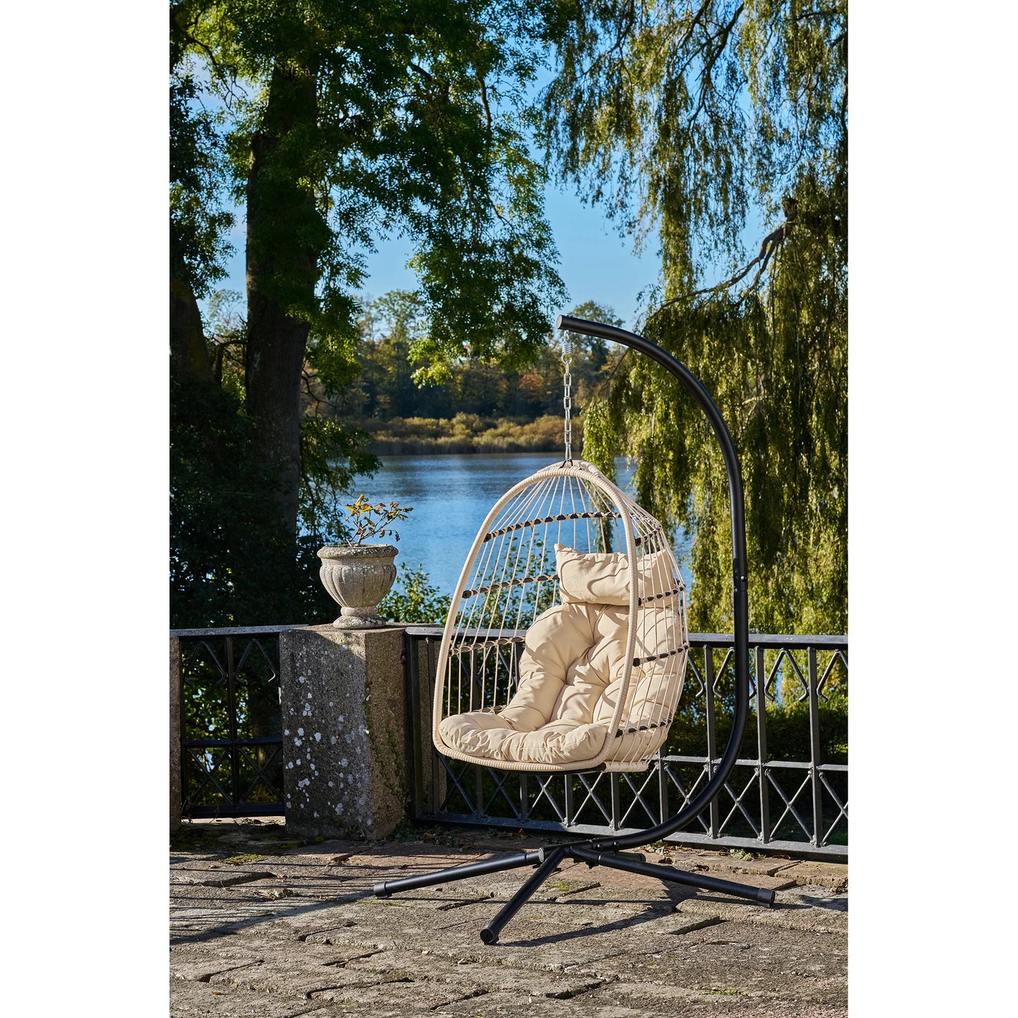 Krēsls Pati 107/117/195 cm bēšs