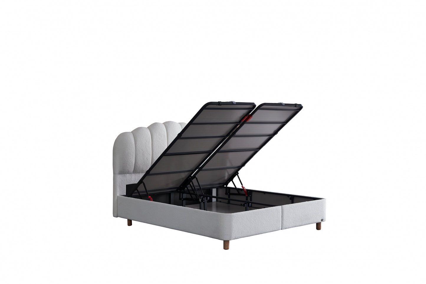 Gulta ar matracis Champy 90;120;140;160;180/200 cm krēms - N1 Home