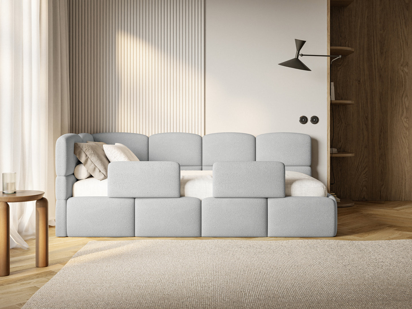 Gulta ar matraci Clod 220/88/110 cm Melody 02 - N1 Home