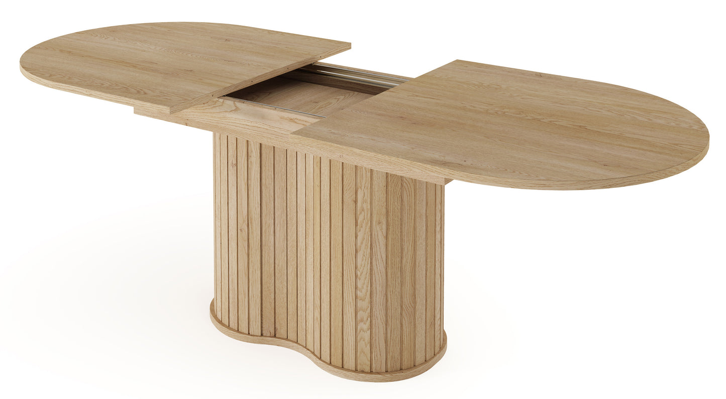 Galds Lavas 75/180/90 cm Kremonas ozols - N1 Home