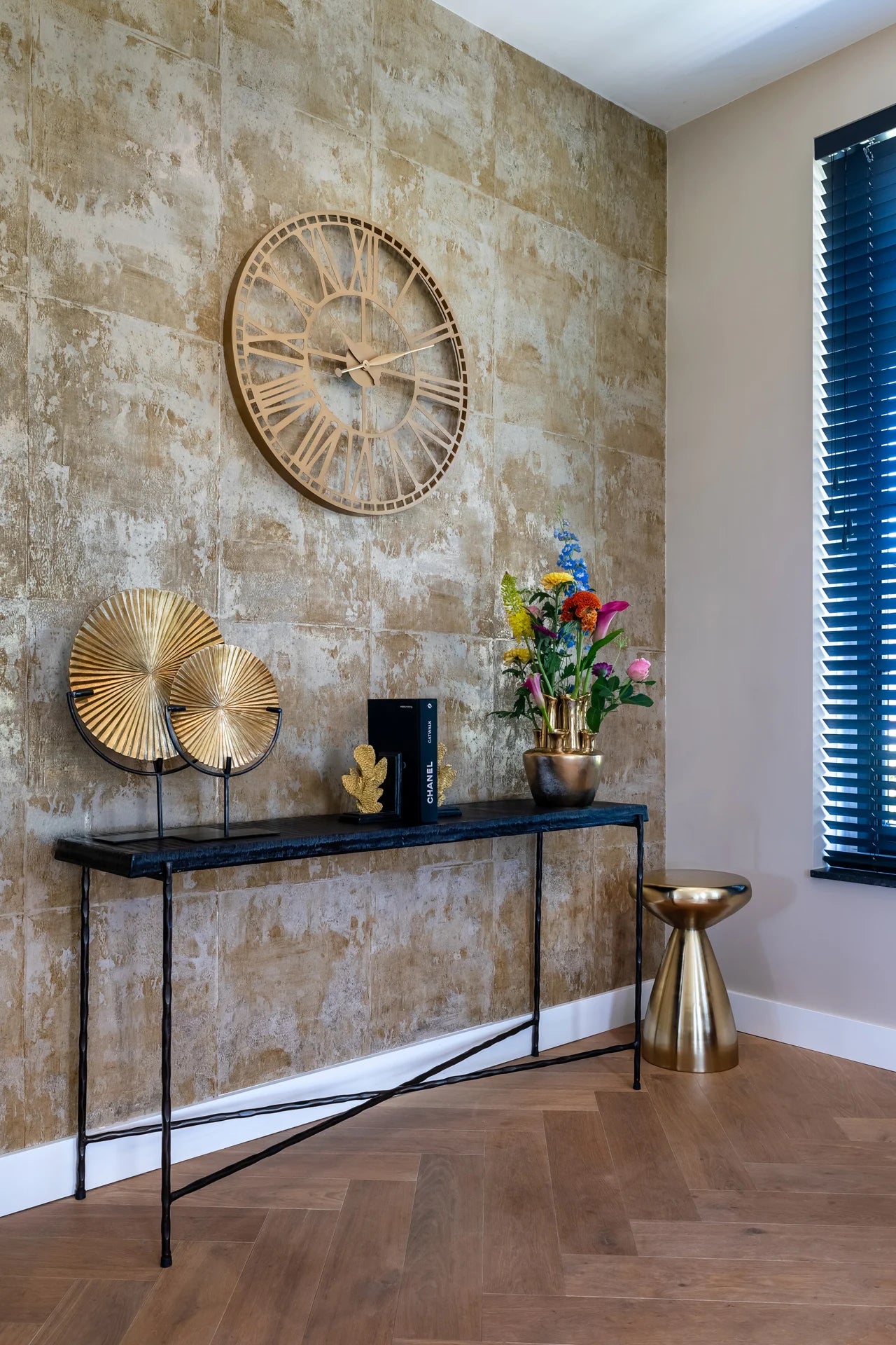 Galdiņš Arlo Richmond Interiors 53/35/35 cm zelts - N1 Home