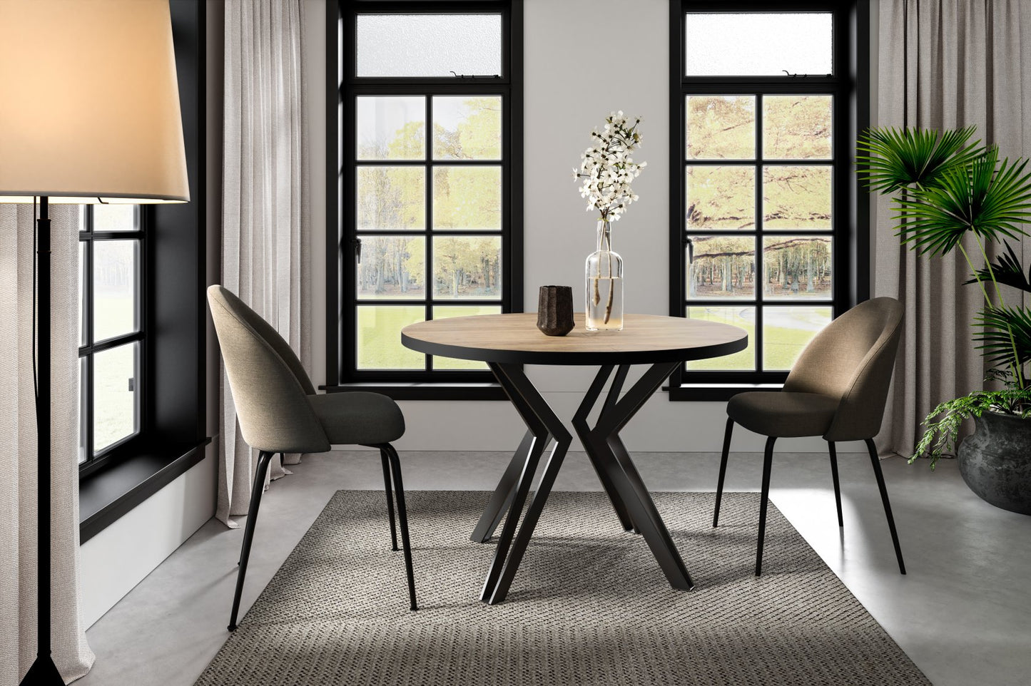 Galds Gors 120-196/76 cm  craft ozols - N1 Home