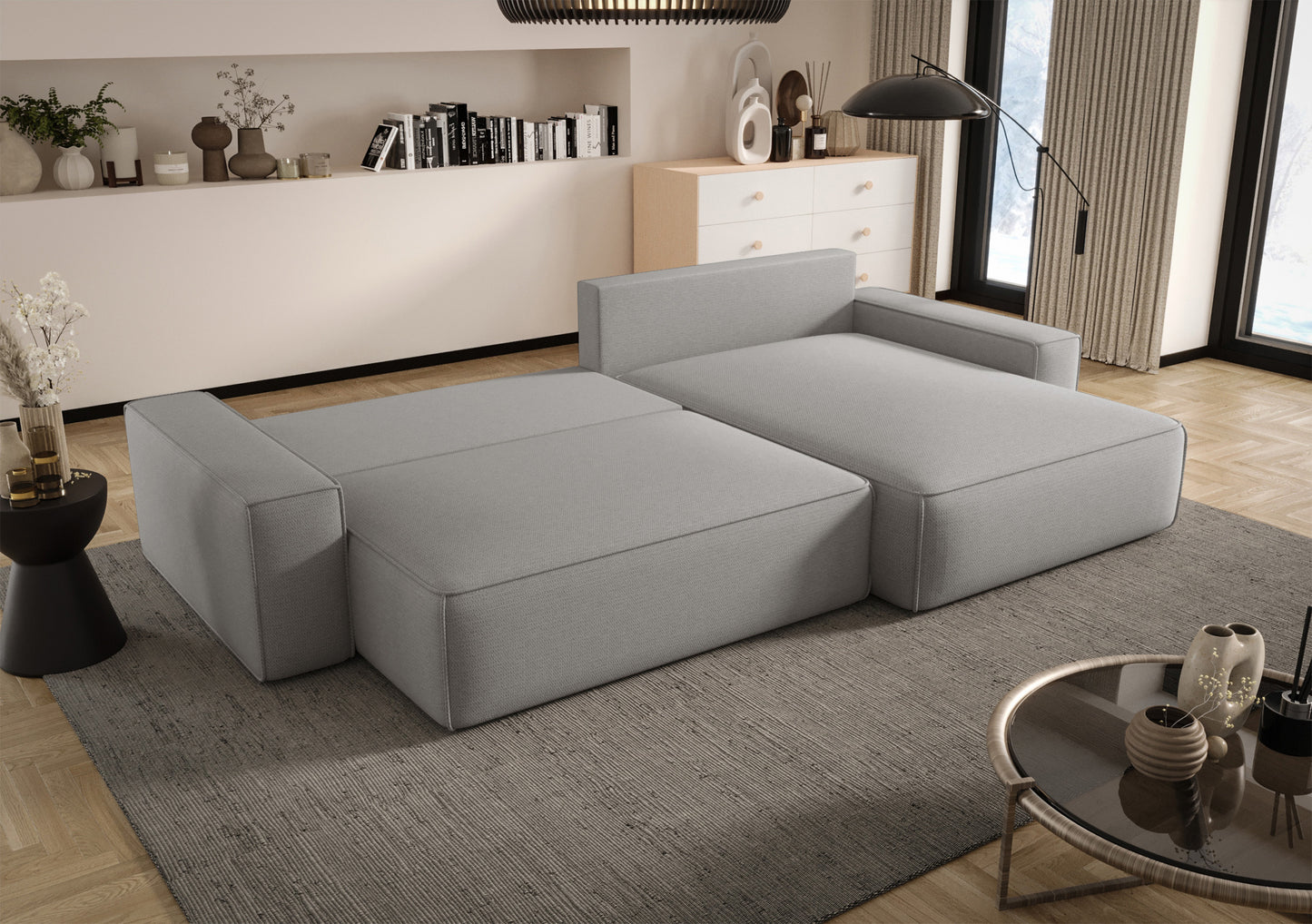 Dīvāns Larosh 85/280/185 cm Aragon 80