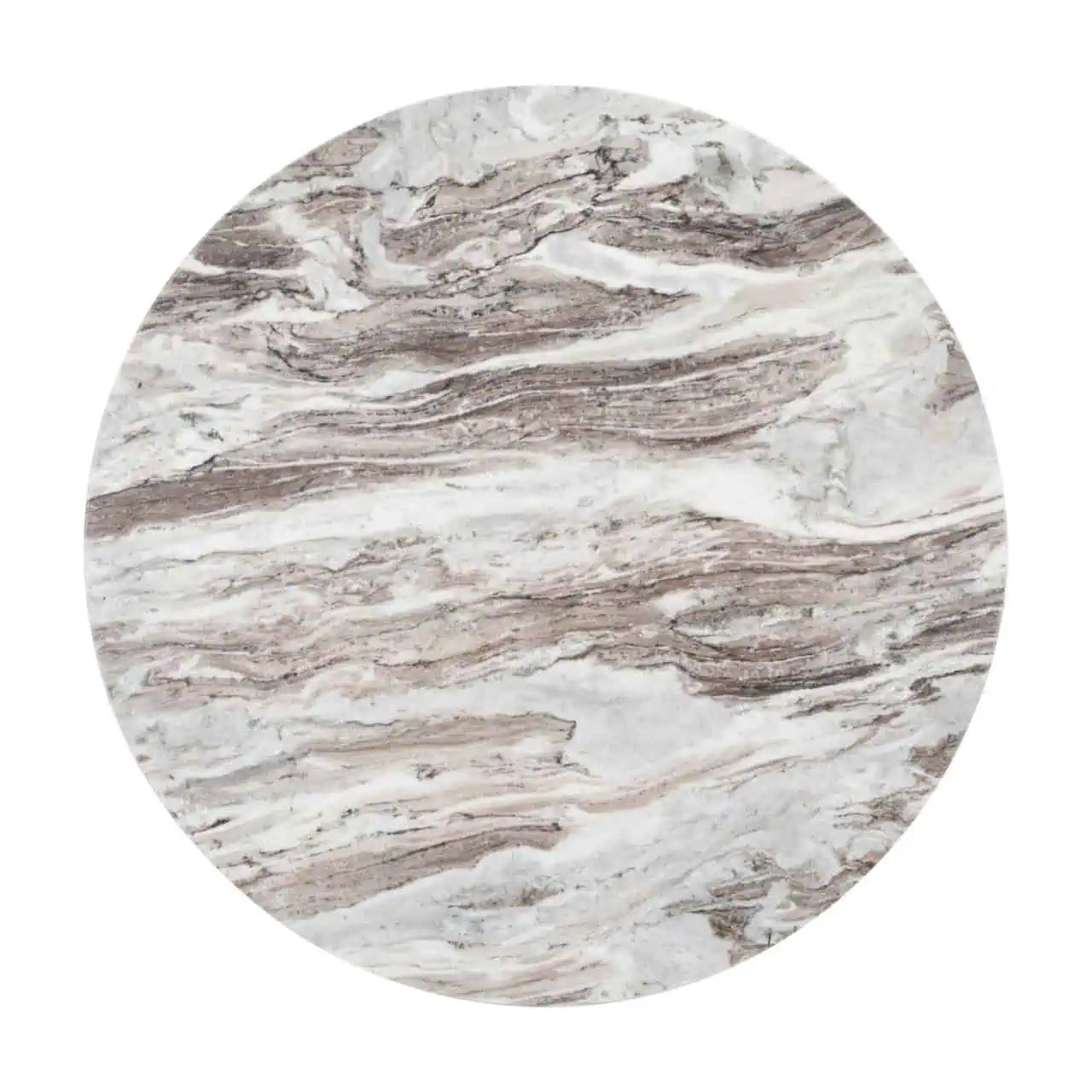 Kafijas galds Oberoy brown Richmond Interiors 41/80/80 cm marmors/melns - N1 Home