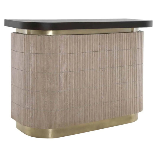 Bārs Martini brown Richmond Interiors 106/140/60,5 cm brūns - N1 Home