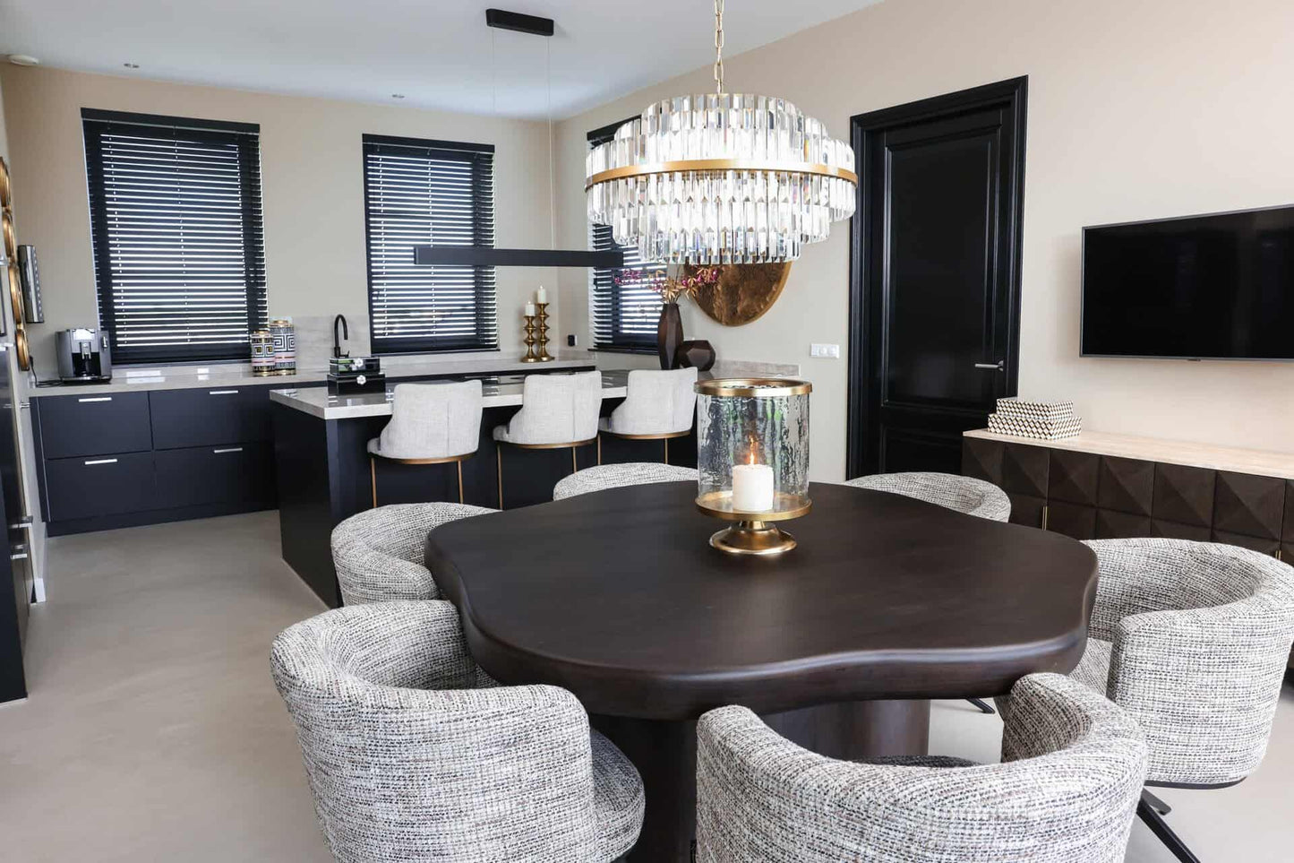 Svečturis Jaysin Richmond Interiors 40/28/28 cm zelts