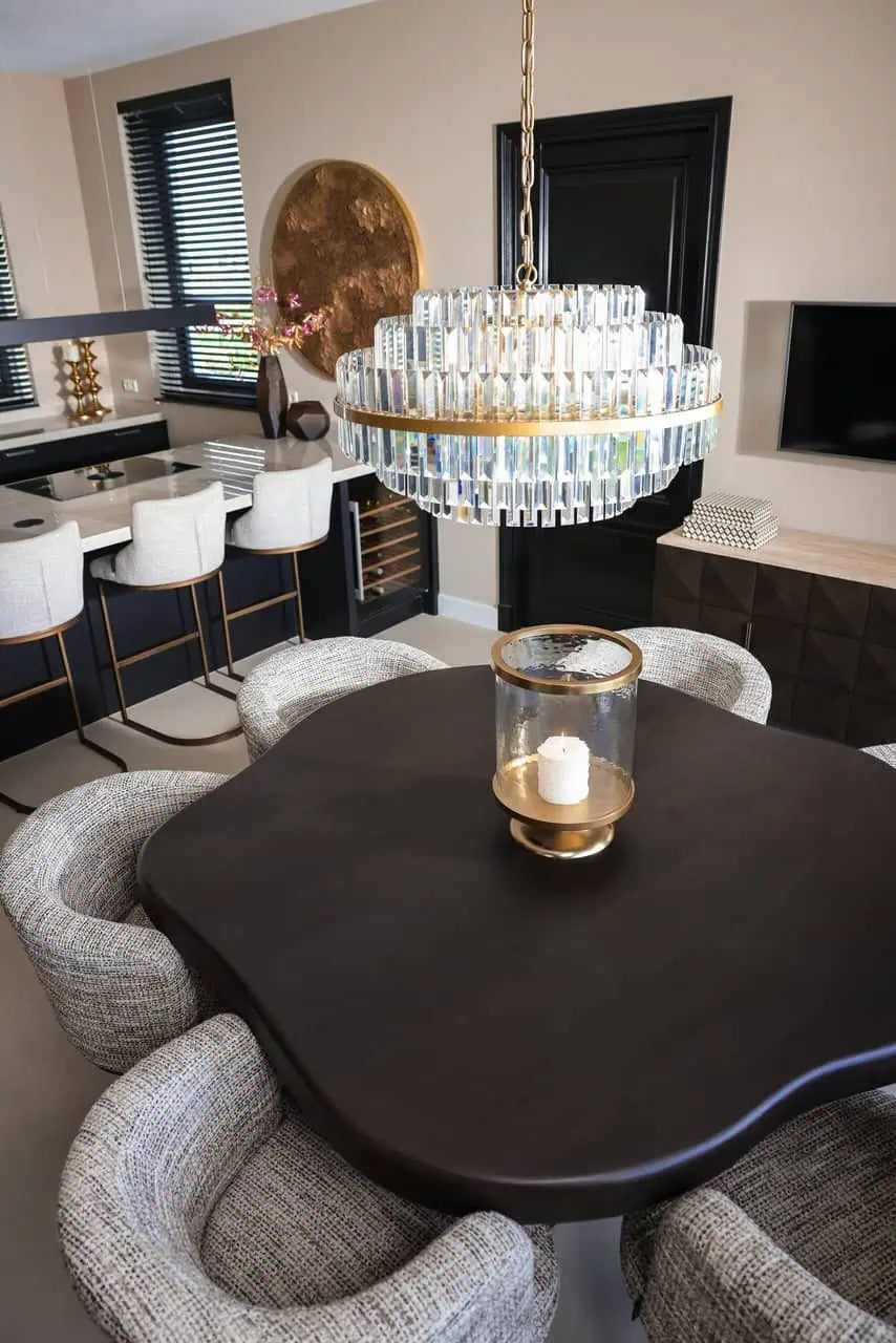 Ēdamgalds Sherman organiskais Richmond Interiors 77/152/152 cm brūns - N1 Home