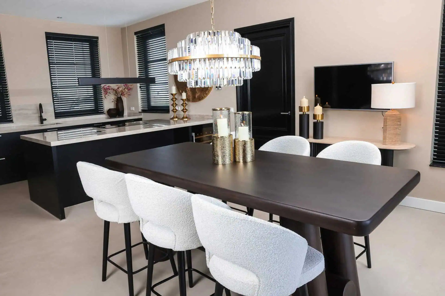 Lustra Desire brushed gold  Richmond Interiors 40/80 cm zelts - N1 Home