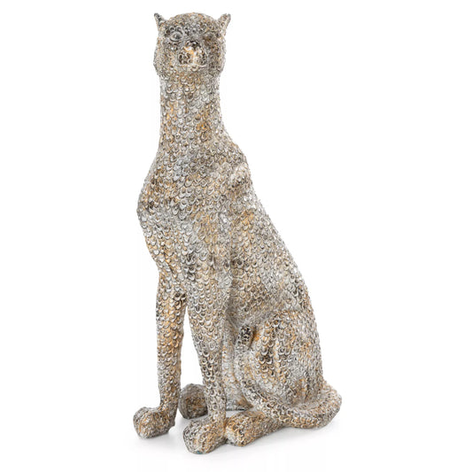 Dekoratīva figūriņa Bars ar smalku strukturālu rakstu 12/8/24 cm tērauds - N1 Home