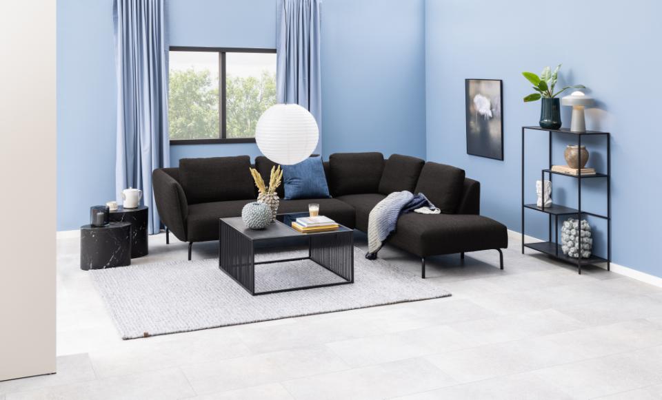 Kafijas galds Mic 48x33x40 cm, 40x24,5x33 cm melns - N1 Home