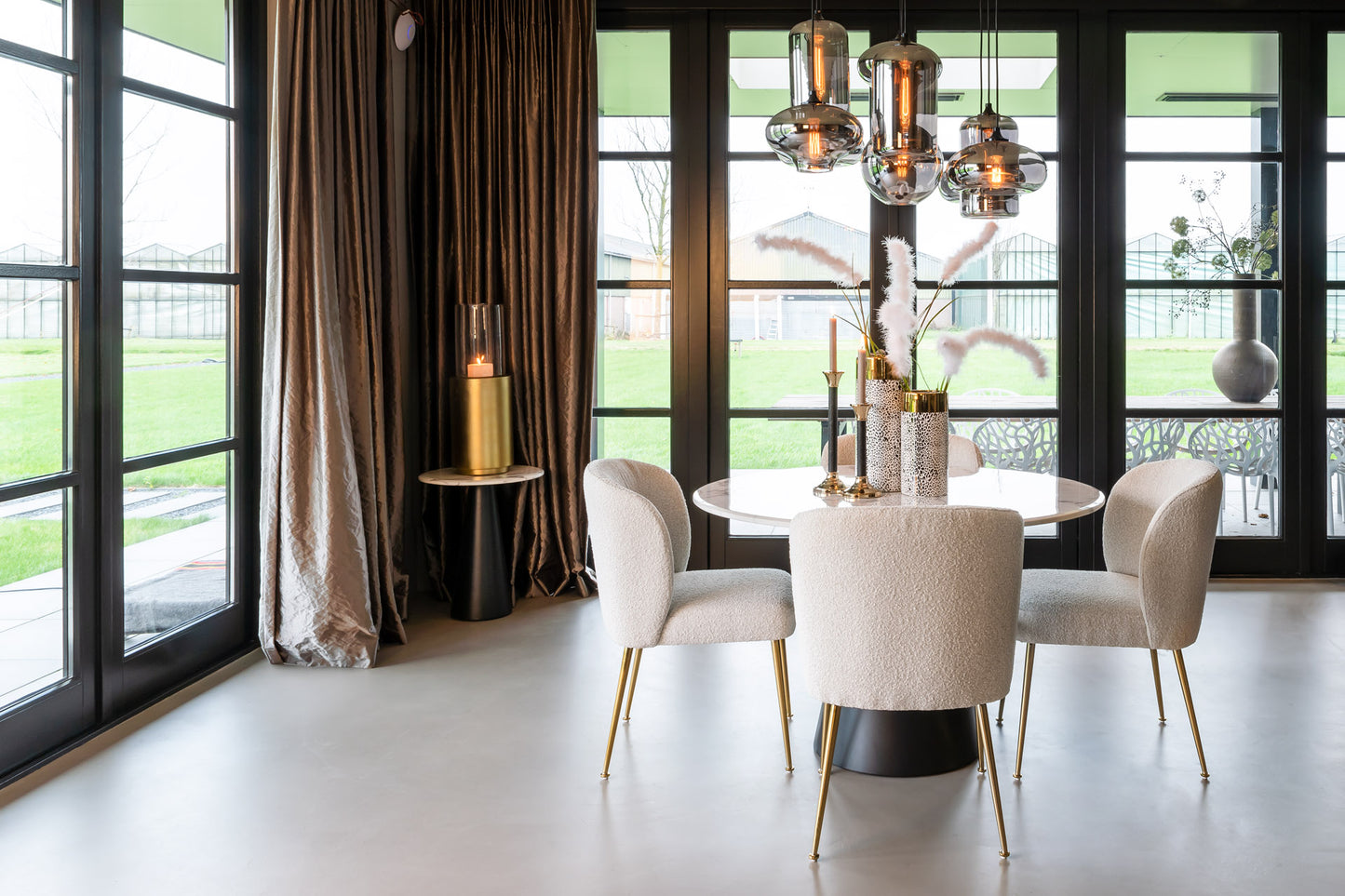 Ēdamgalds Degas Richmond Interiors 75/120/120 cm balts - N1 Home