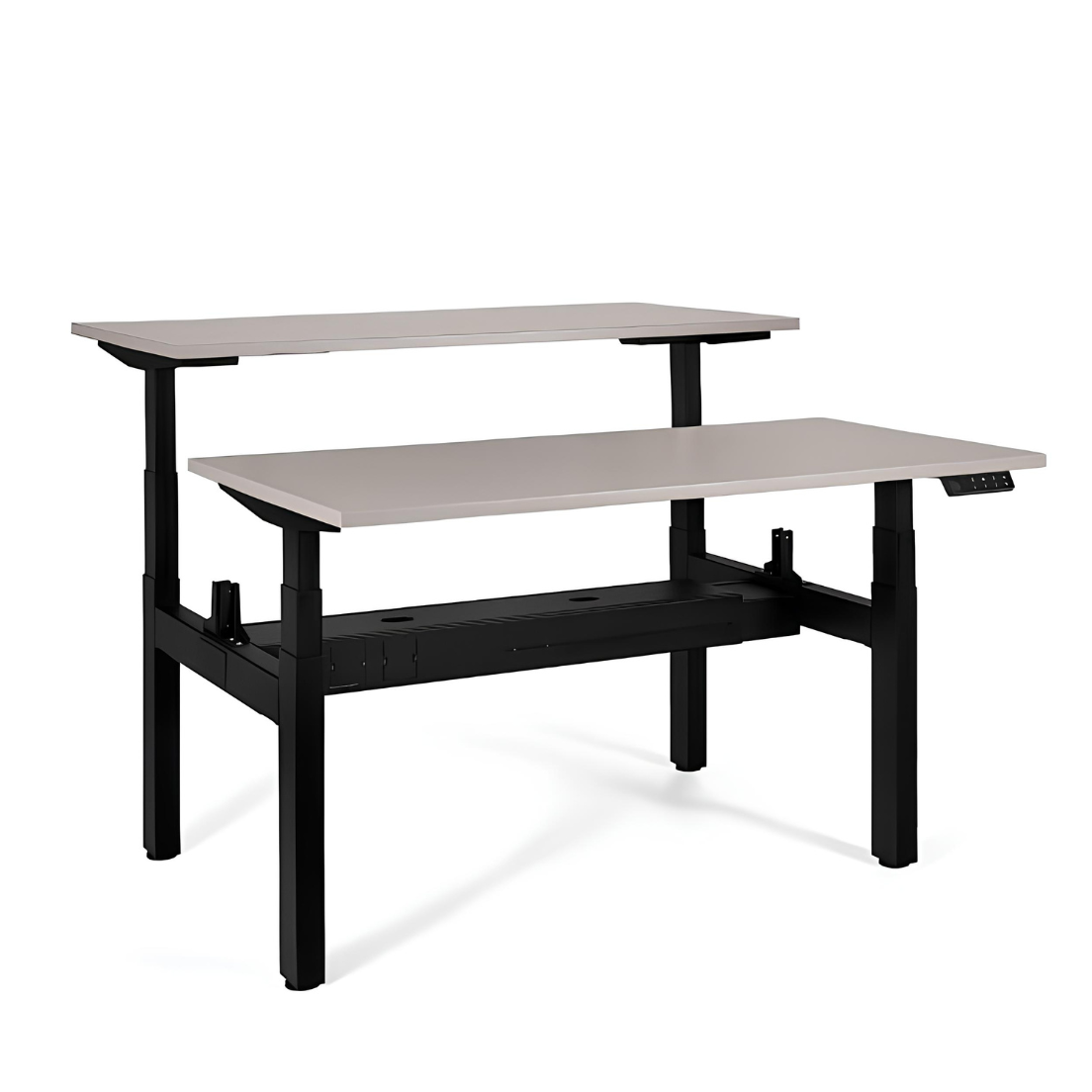 Galds Aktiva II 140; 160/70 cm melns/bēšs - N1 Home