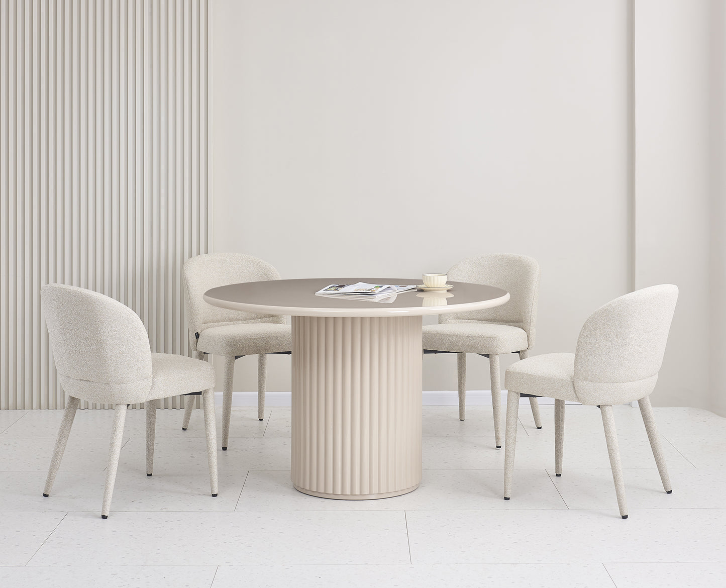 Galds Prino 120/120/76 cm taupe