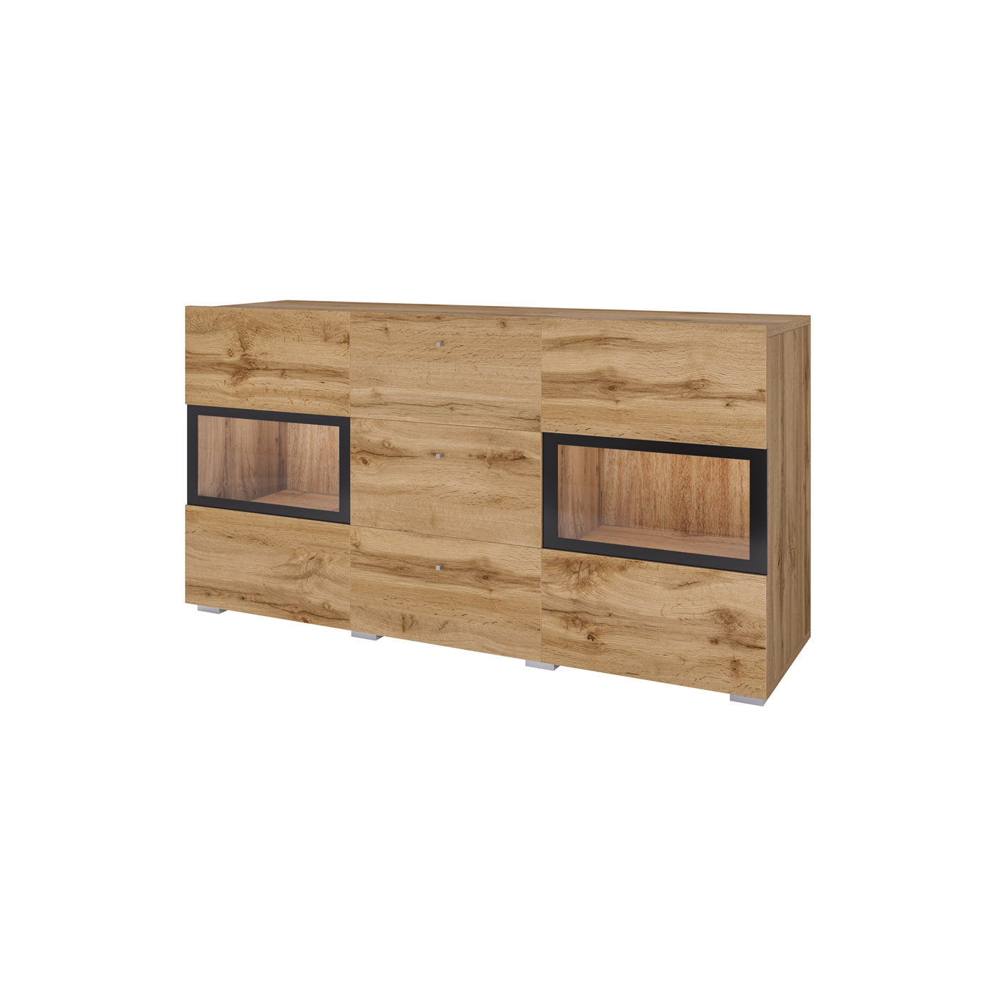 Kumode Barots 132/39/70 cm Votan ozols - N1 Home