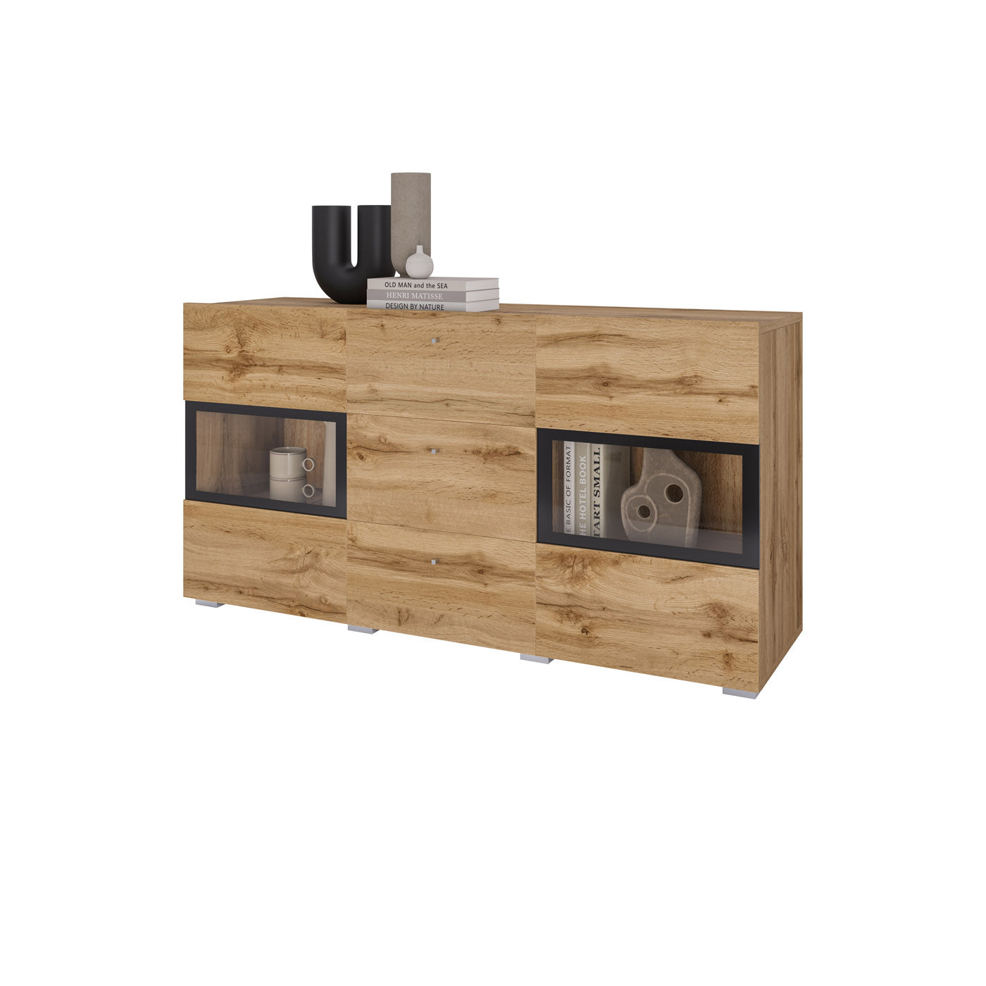 Kumode Barots 132/39/70 cm Votan ozols - N1 Home