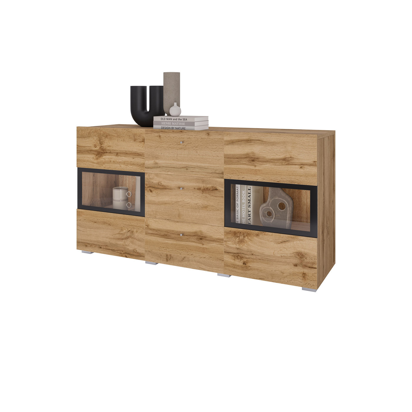 Kumode Barots 132/39/70 cm Votan ozols - N1 Home