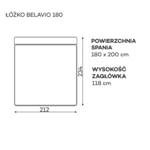 Gulta Belatio Befame 140;160;180;200/200 cm bēšs - N1 Home