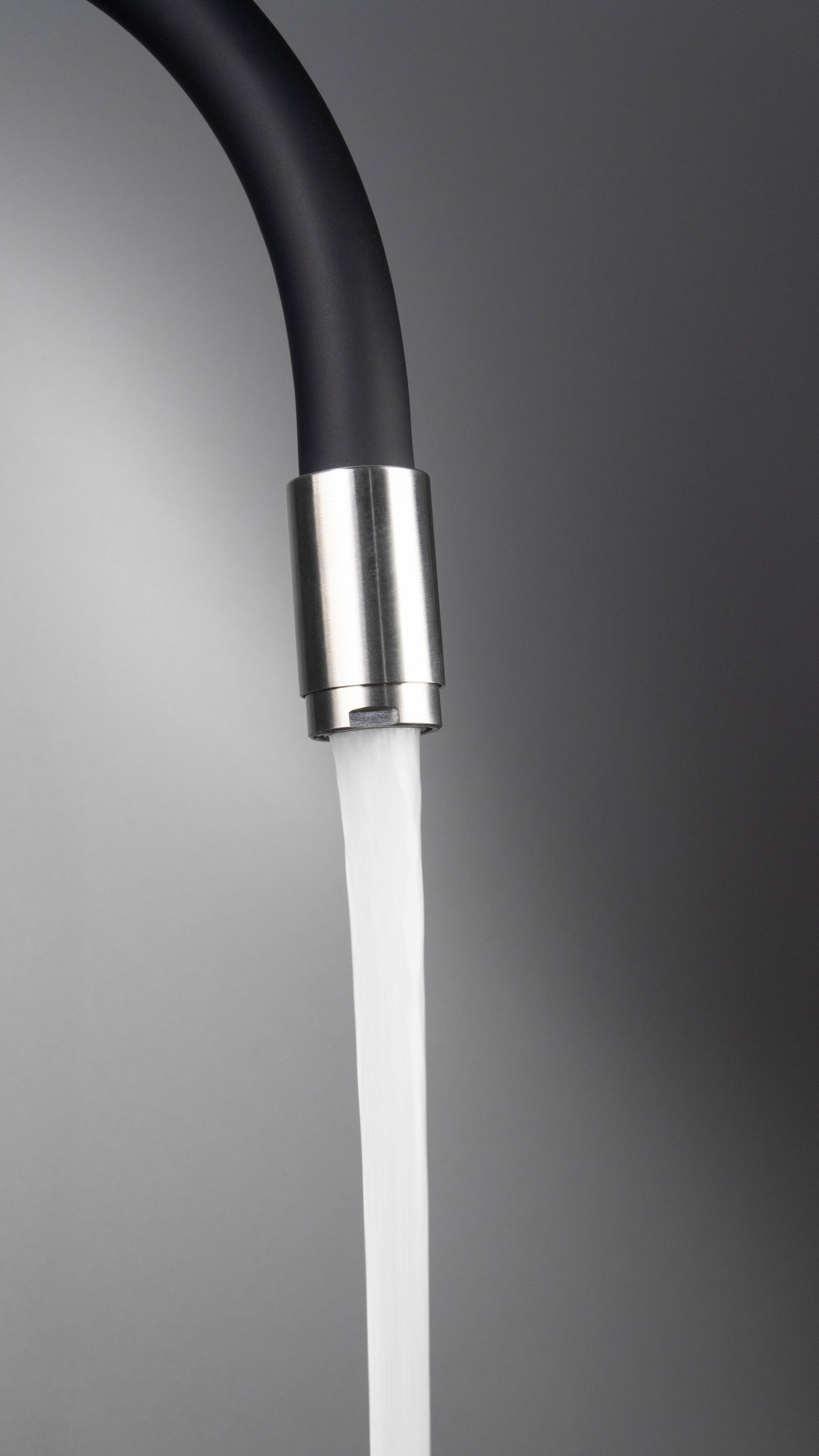 Virtuves maisītājs ar elastīgu uzgali Luno 38 cm pelēks/hroms - N1 Home