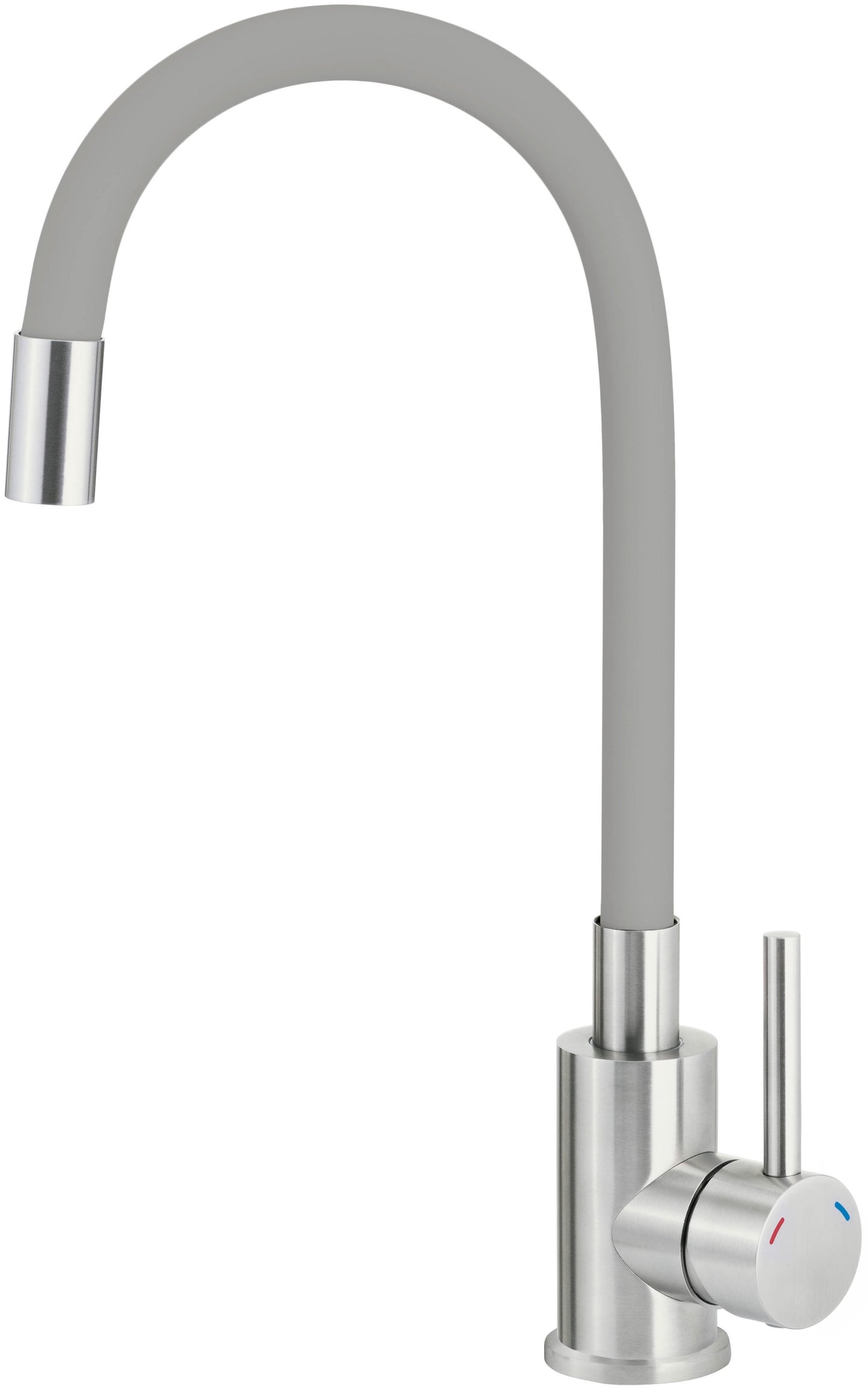 Virtuves maisītājs ar elastīgu uzgali Luno 38 cm pelēks/hroms - N1 Home