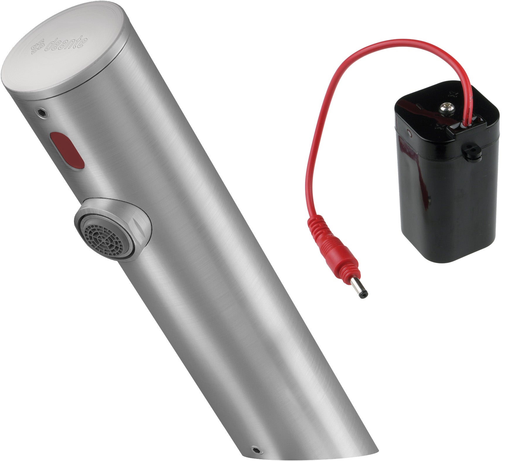 Izlietnes jaucējkrāns, bezkontakta, bez temperatūras regulēšanas - 4xAA Sense 205 mm matēts tērauds - N1 Home