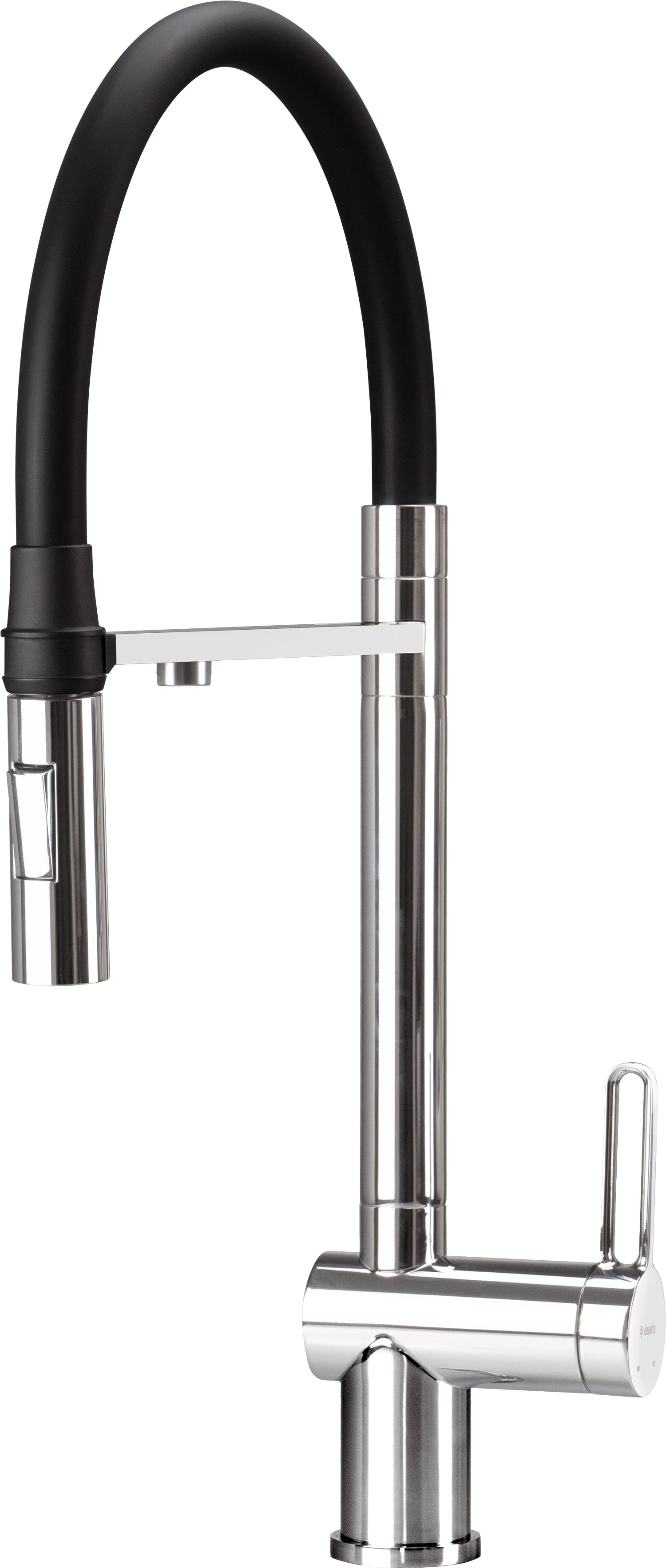 Virtuves jaucējkrāns ar ūdens filtra pieslēgumu un elastīgu snīpi Magnetic 549 mm hroms - N1 Home