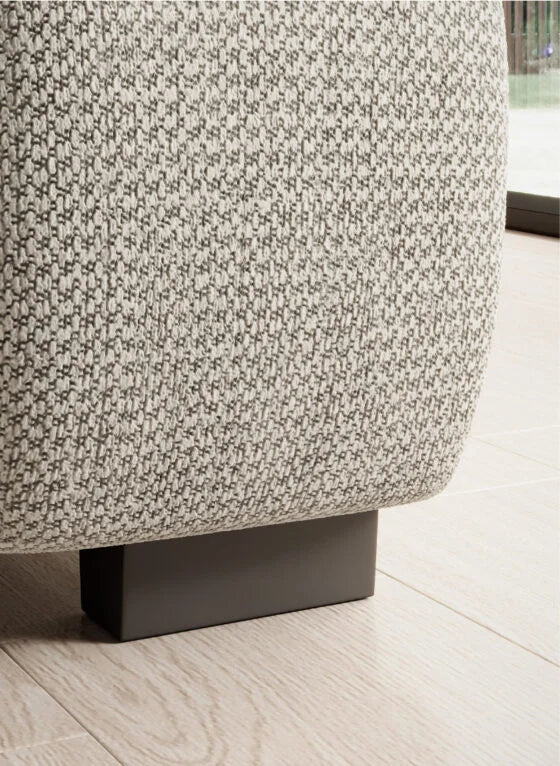 Dīvāns Bulli XL 393/205/168/77 cm gaiši pelēks - N1 Home