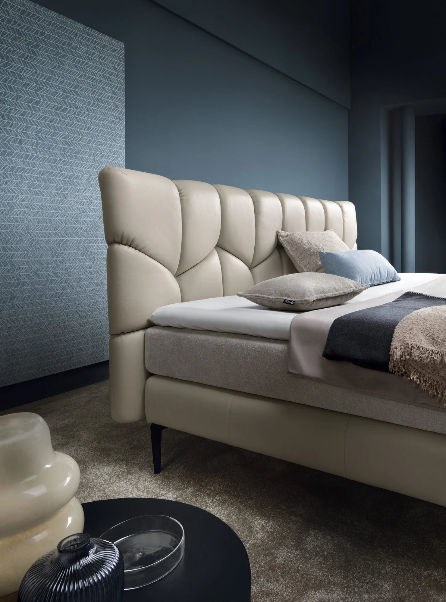 Gulta Baro adā 140/160/180x200 cm bēšs - N1 Home