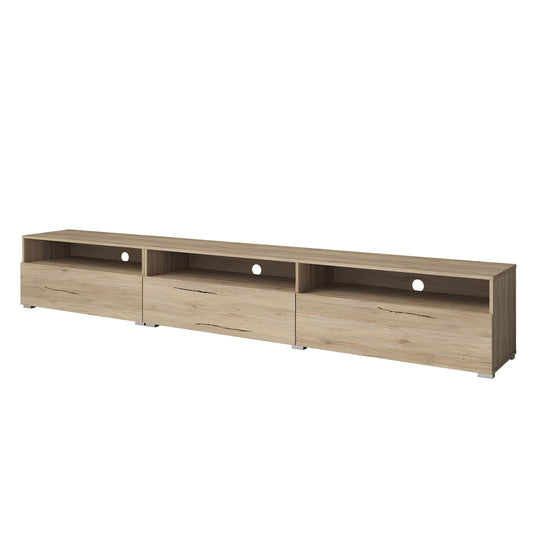 TV skapis Barots 270/41/42 cm San Remo gaišā ozola lamināts/melns